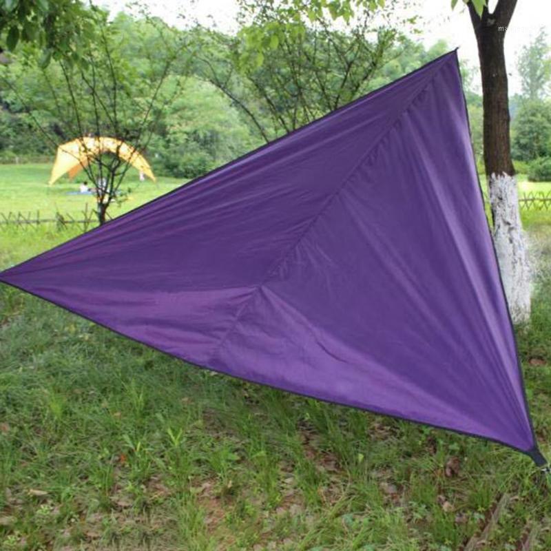 

3/4/6m Outdoor Triangle Travel Sun Shelter Sunshade Garden Patio Camping Awning Outdoor Supplies1, Sky blue 3m