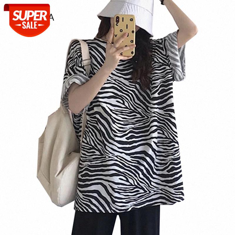 

Animal Zebra Print Women T-shirts Summer Casual Female Tshirt Tops Harajuku Short Sleeve Ladies Girls Tshirts Oversized Tee Tops #fx0u, White