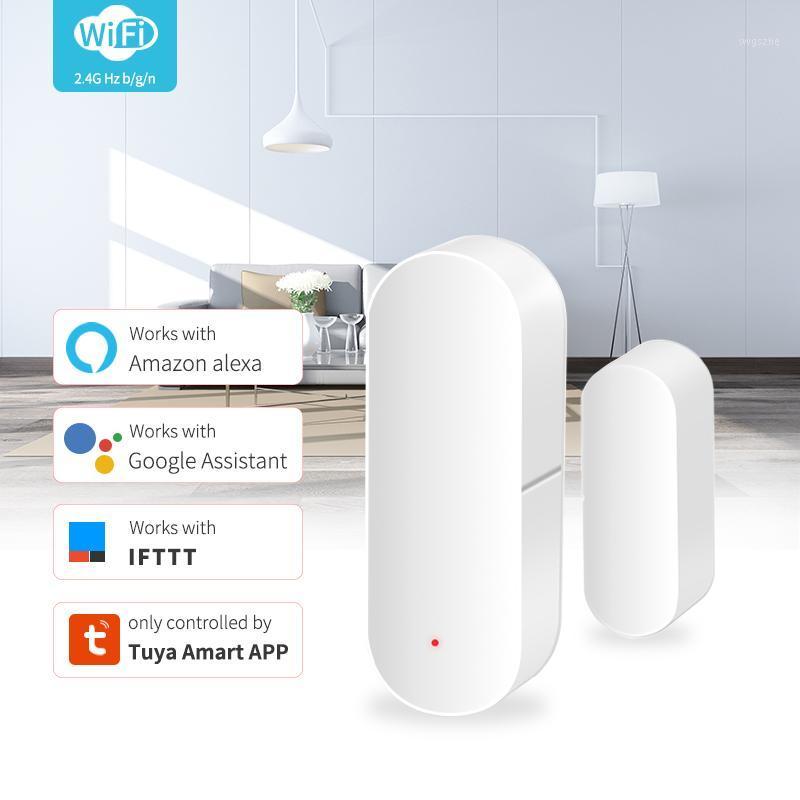 

Smart WiFi Door Sensor Door Window Open Detector Home Security Notification Alerts Tuya APP Compatible With Alexa Google Home1