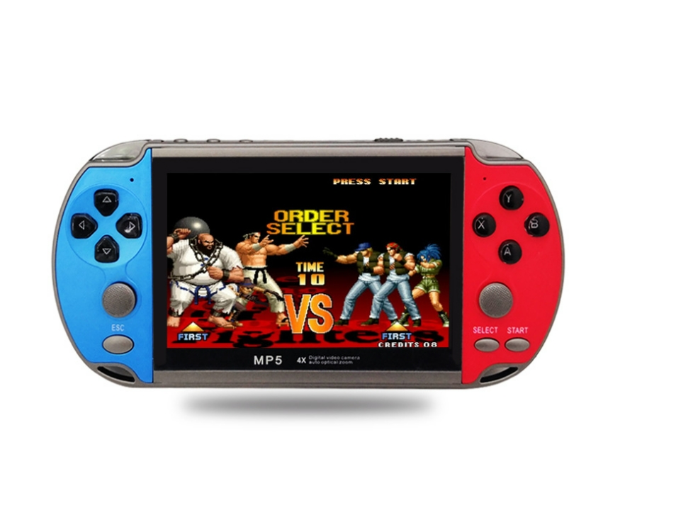 

X7 4.3 inch Video Game Console MP5 8GB ROM Double Rocker Dual Joystick Arcade Games Handheld