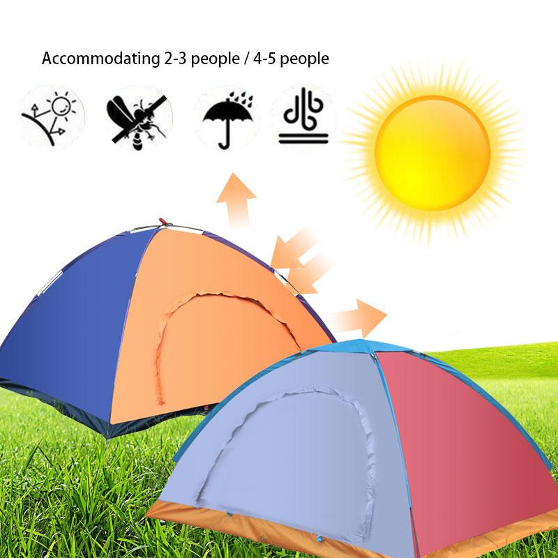 

Pyramid Tent Folding Tent Outdoors Hunting Hanging Bed Oxford Cloth Multicolor Hiking Travel Durable Bedding Camping