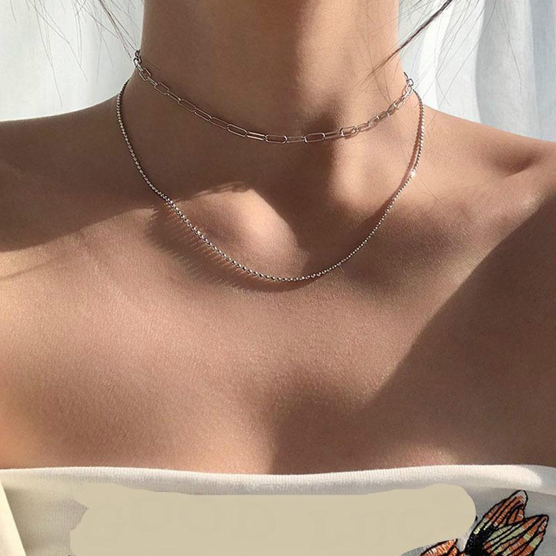 

Bohemian Style Necklace Fashion New Temperament Necklace Personality Fashion Wild Net Red Multi-layer Clavicle Chain Women's