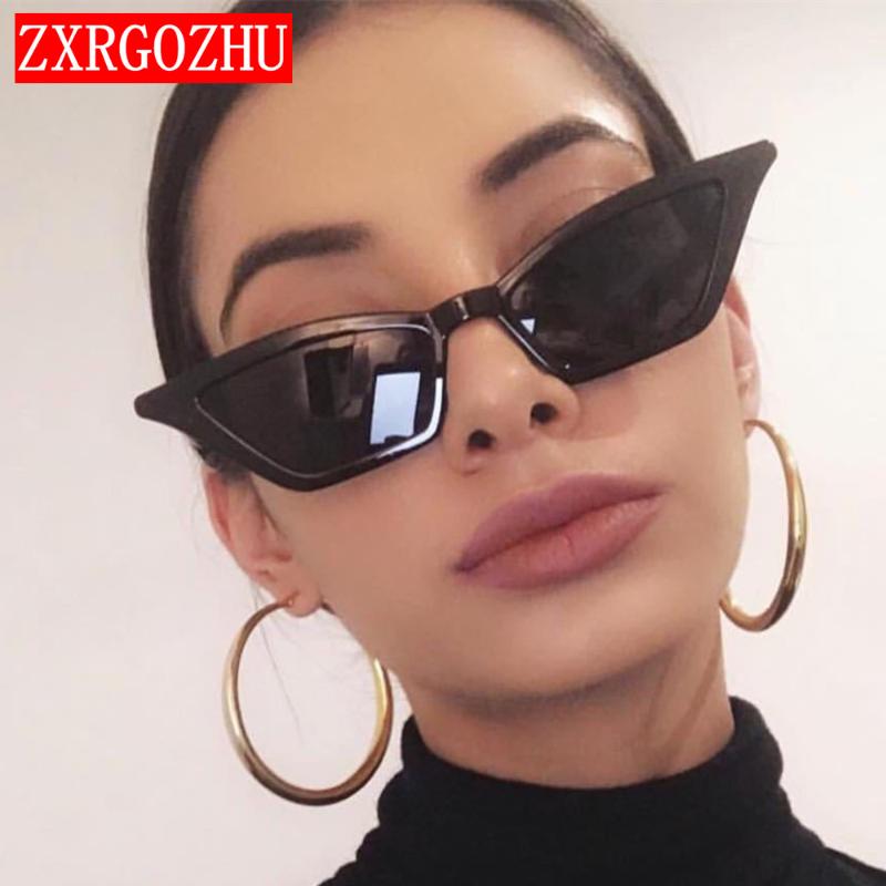 

Sunglasses Cat Eye Shade For Women Fashion Brand Woman Vintage Retro Triangular Cateye Glasses Oculos Feminino Sexy