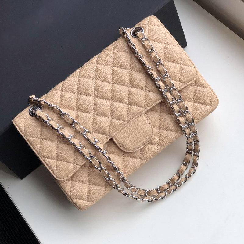 

Womens handbags purses Cha lambskin classic quilted double flap chain bag shoulder bags bolsos graceful crossbody purse 7a high end quality, Box