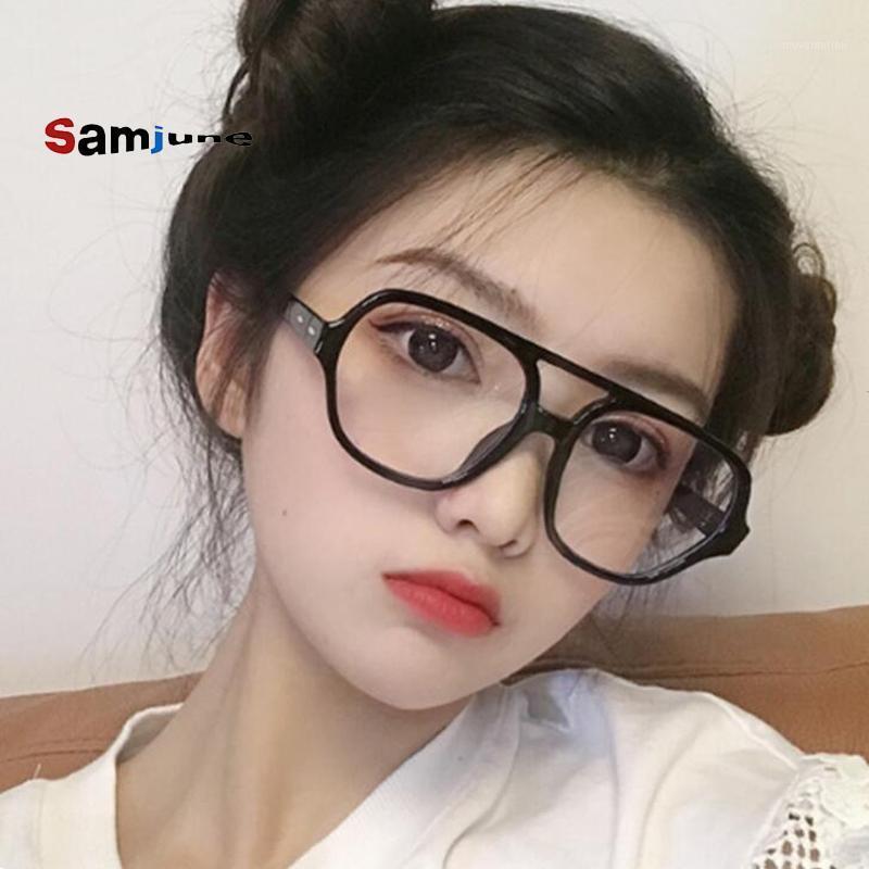 

Samjune 2020 Retro Sunglasses Women Oversized Glasses for Women Vintage Sunglasses Brand Designer Feminino1
