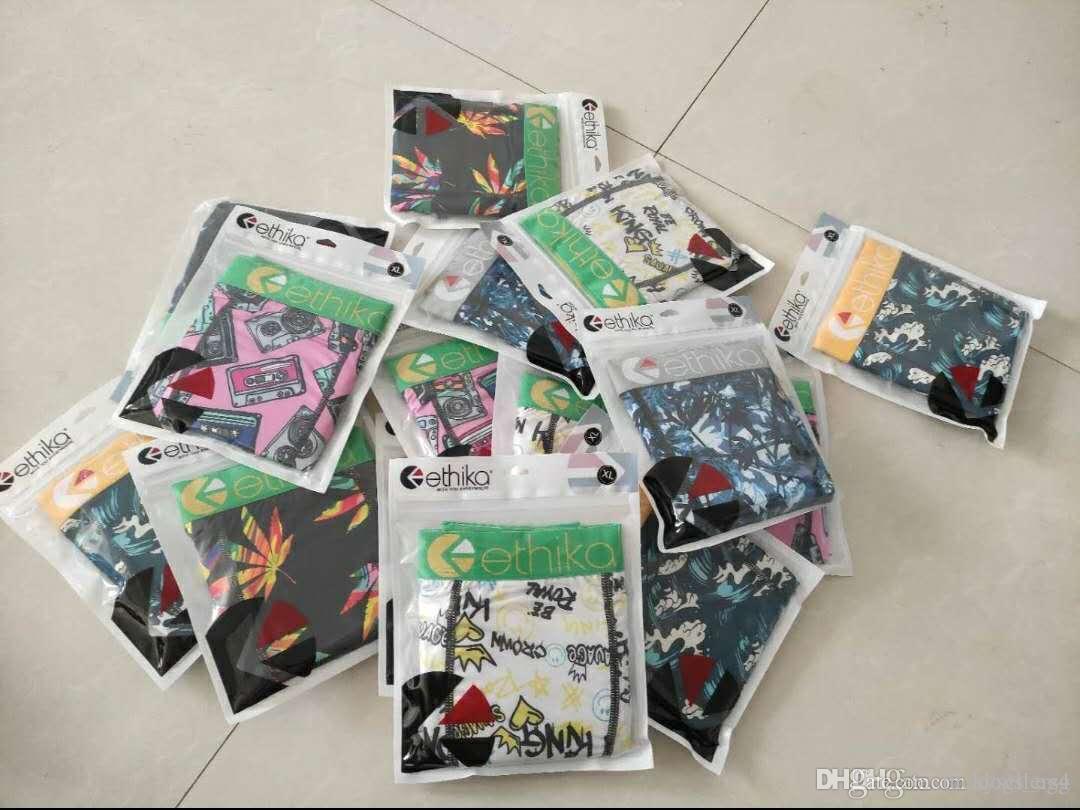 

New products on the market popular shorts popular printing Ethika sports casual men's underwear random mixed exclusive packaging 413