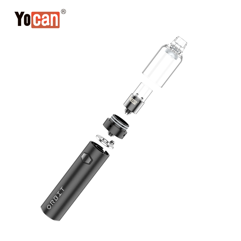 

Yocan Orbit Vape Pen Kit Built in 1700mAh variable voltage battery Coil-less quartz cup E Cigarette Vaporizer Original
