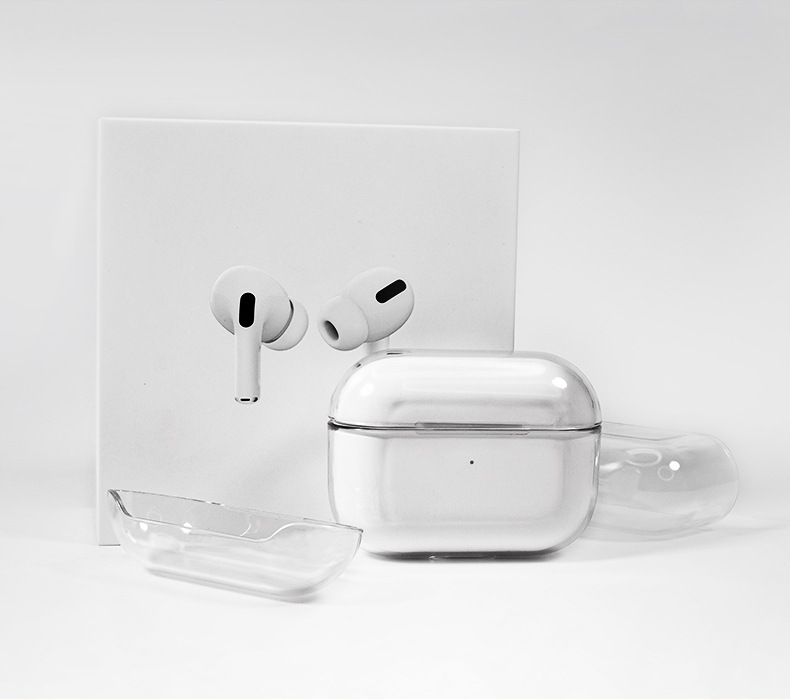

Clear PC Protective Case Cover For iPhone Airpods pro Wireless Headset Silicone Airpod Protector Bag Case