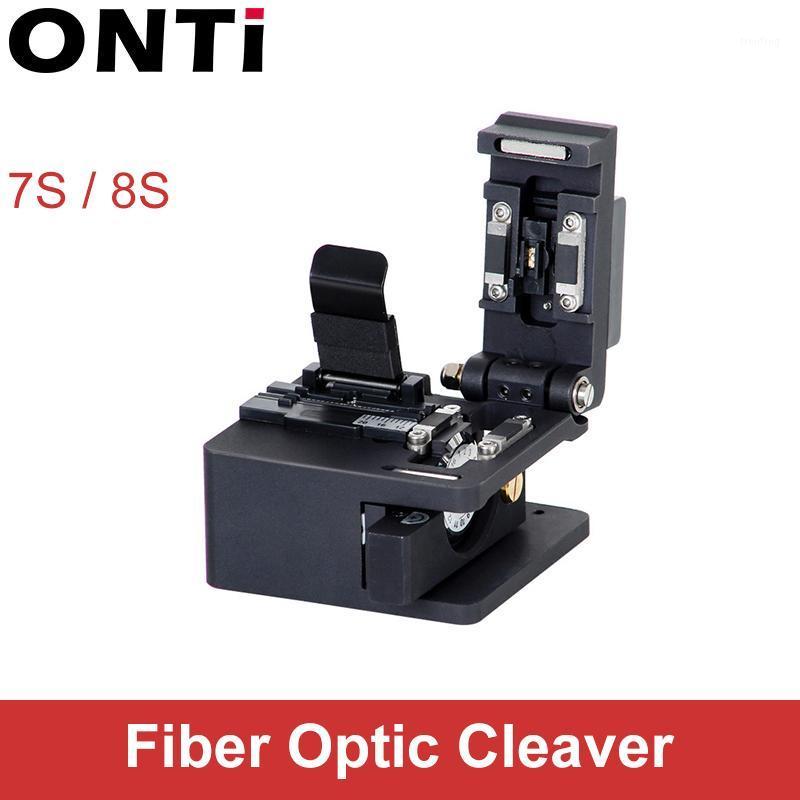 

ONTi Fiber Cleaver Optical Fusion Cable Cutting Knife FTTH Single Mode Metal Fiber Optic Tools Cutter High Precision Cleaver1