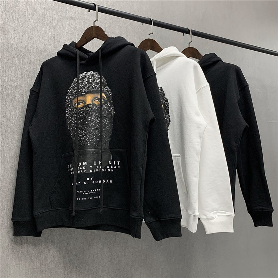 

2021 New Ih Nom Uh Nit Mask Hoodie Men Women 1:1 High Quality Digital Hooded Printing Loose Pullover Clothing Harajuku Lhc3