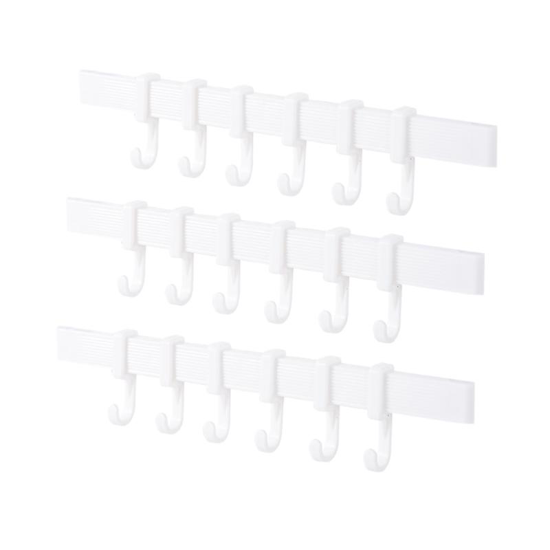 

3pcs Wall Self Adhesive Hook Towel Rack Bathroom Kitchen Hanging Hooks