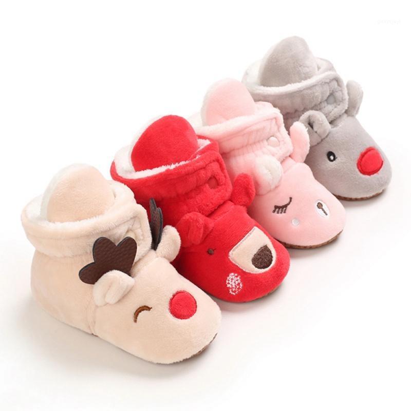 

Baby Fashion Winter Cartoon Soft Shoes Sole Bootie Color Matching Shoes Warm Boot Autumn New Arrive1