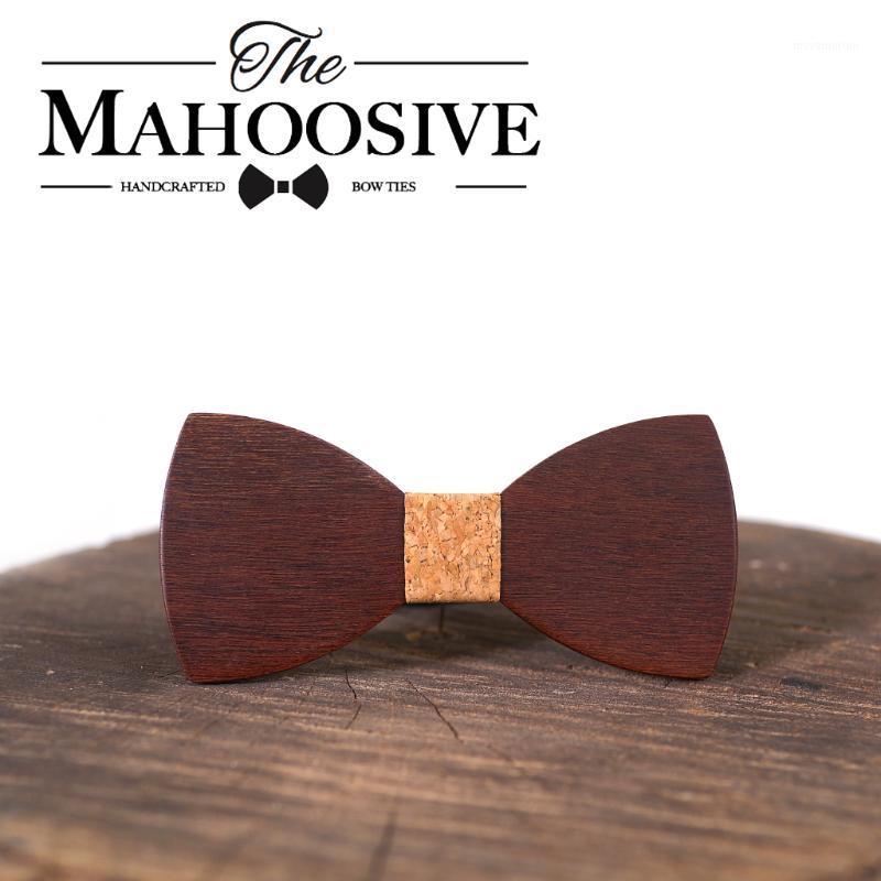 

Mahoosive Classic Wooden Bow Tie BALCK Bowtie Neckties made of Wood Men Fashion Solid Adult Adult 2020 Cotton,Wood Men,women1