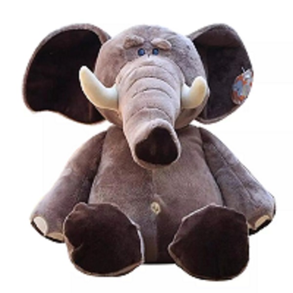 

Plush Toy  Jungle Brothers Plush Stuffed Toy Elephant Animals Dolls for Kid Gifts, 01