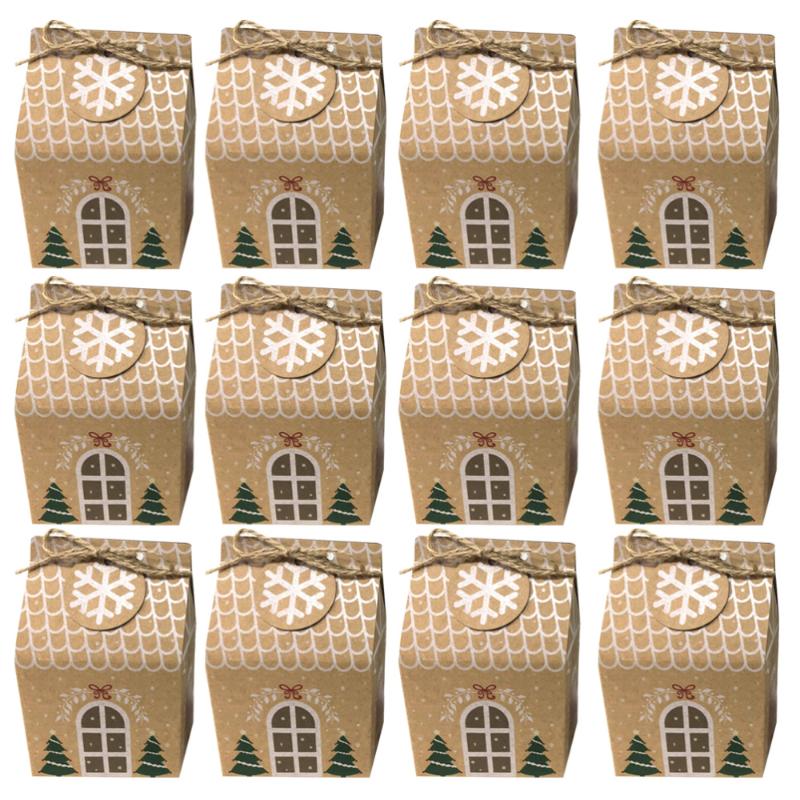 

50 Set of Christmas Candy Box Candy Packing Box for Xmas Party Christmas Gift