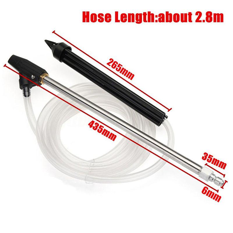 

HOT Sandblasting Device Kit Sand Wet Blasting Washer 1/4 High Pressure Accessories TI99, As show