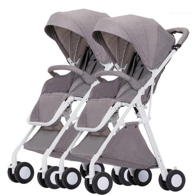 

7.8 Twin Baby Stroller Hot Twin Stroller Easy To Fold A Variety Of Colors Can Choose 0-3 Year Old1
