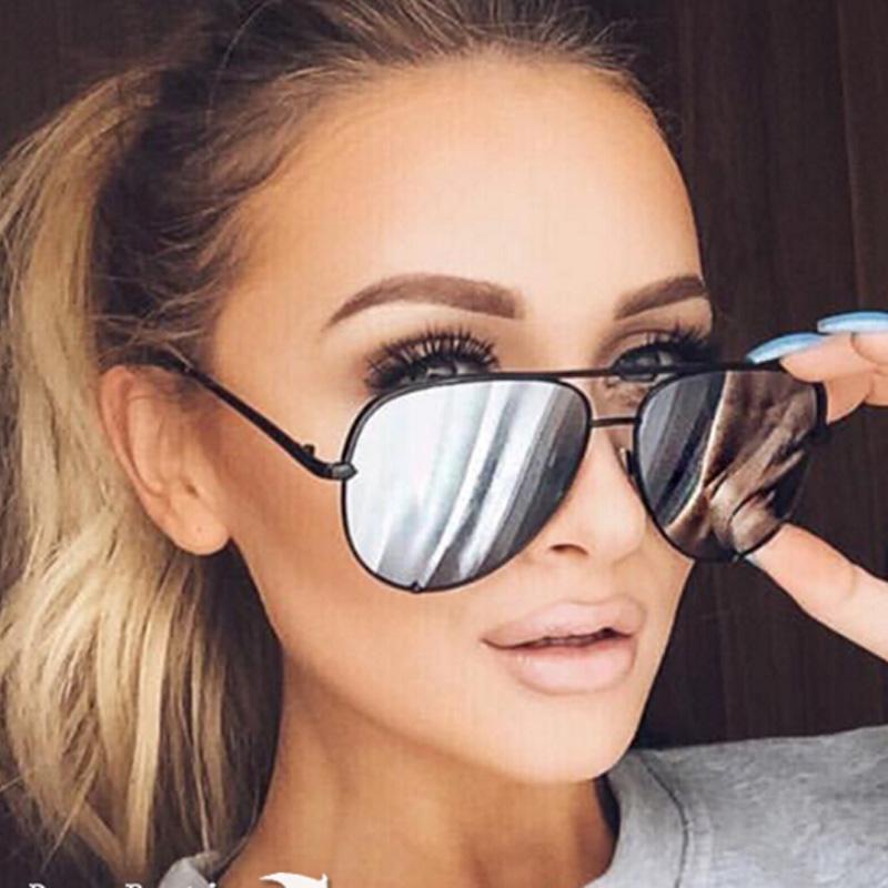 

Women's Sunglasses 2021 Trend Vintage Sun Glasses For Women Gradient New Pilot Mirror Sunglass Female Retro Shades