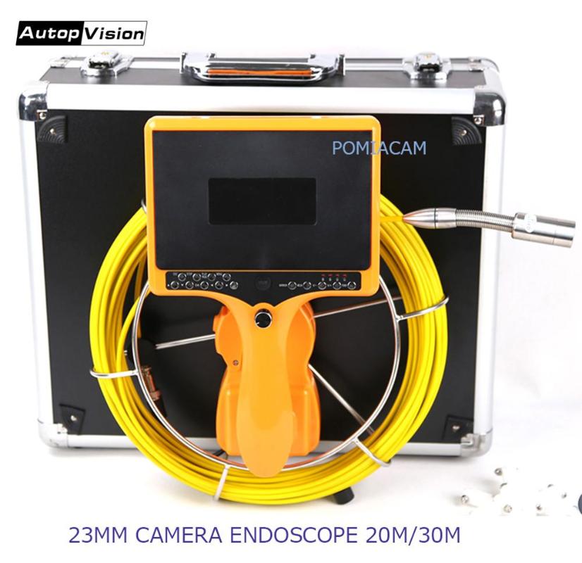 

Handheld Pipe Sewer Inspection With counter 7'' Monitor 20m/30m Cable Industrial Snake Video Camera 7DH