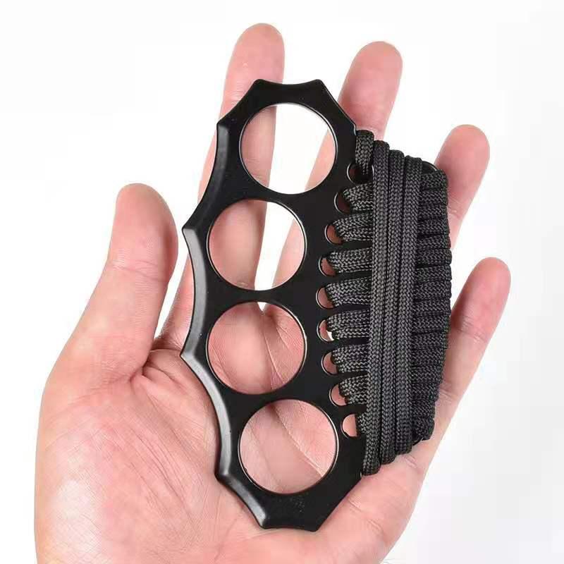 

Glass fiber alloy finger tiger four finger self defense weapon four finger self defense hand brace aluminum alloy self def5474 equipment han
