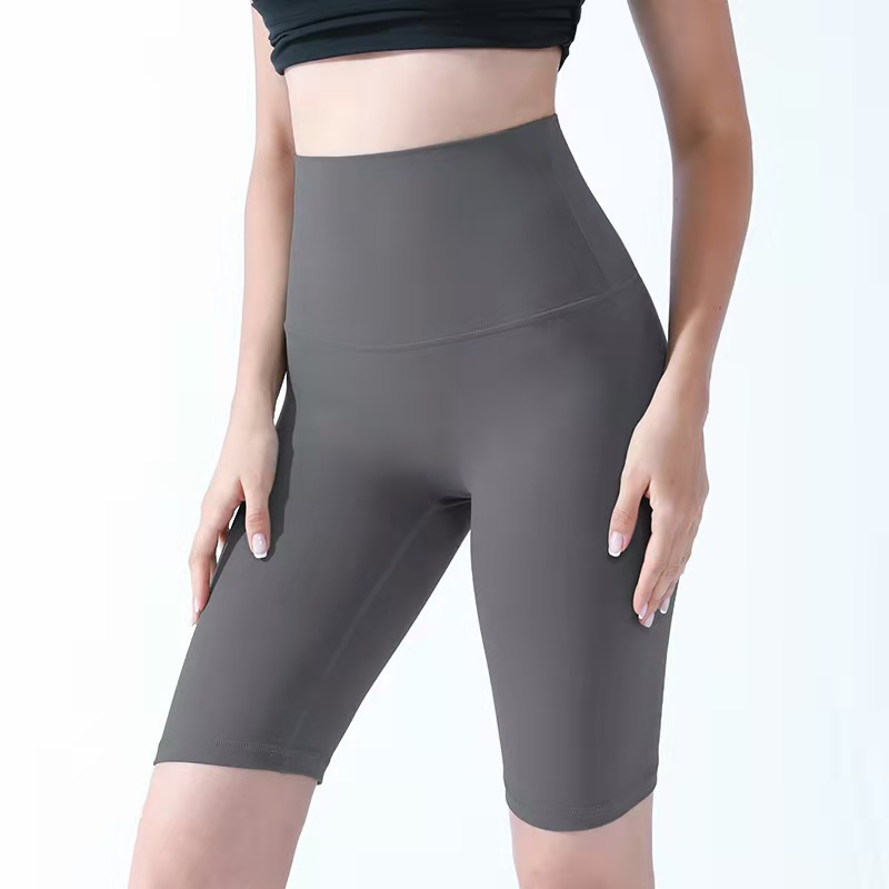 

Cycling pants women' nudity without embarrassment line sports tight shorts Capris peach hip lu-55 same style yoga pants15, Please mark the color