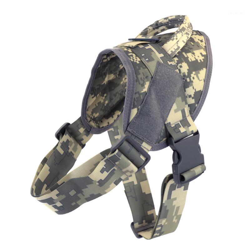 

Tactical Dog Harness K9 Working Dog Collar Harness Service Vest With Handle For Training Hiking Outdoor1