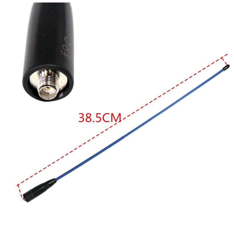

oppxun OPX771 blue SMA-F hembra doble banda VHF/UHF 144/430 MHz antena for Baofeng UV-5R UV-82 BF-888S GT-3 walkie talkie