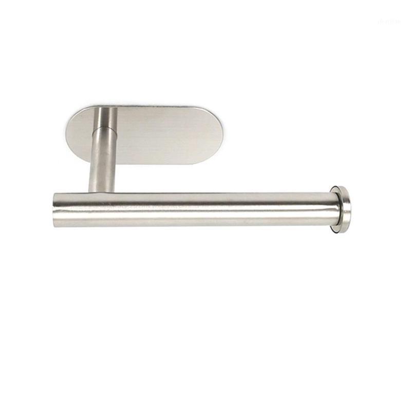

Toilet paper holder hook wall-mounted stainless steel bathroom roll holder toilet rust-proof paper pendant storage hook1