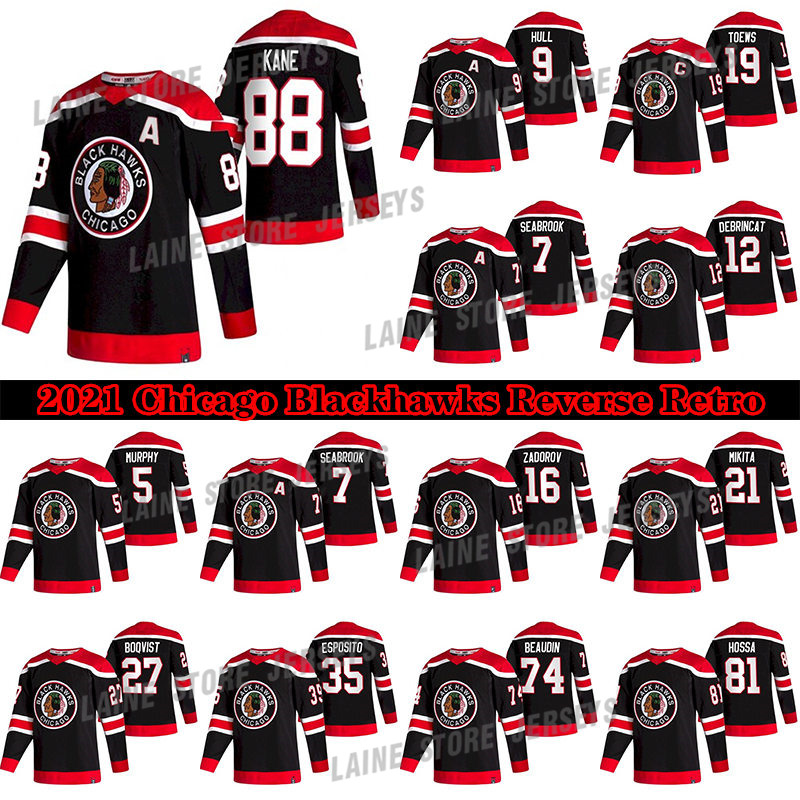 

Blackhawks Chicago ALEX Clark Reverse 00 DEBRINCAT Hockey Toews 88 Patrick Kane Jerseys 19 Griswold 12 Jersey 2020-21 Jonathan Retro Exdop, Black;green
