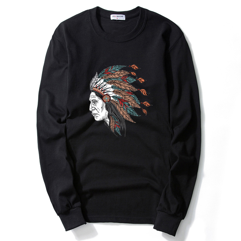 

2021 New Men's Shirts and Long Sleeves Cotton Funny Printing Loose T-shirts Streetwear Plus Size 5xl 6xl 7xl 6j62 6J62, White