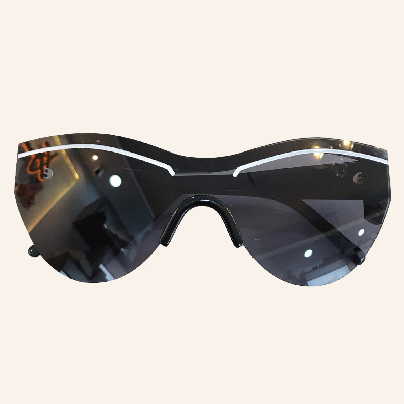 

a Make part woman's fashionable oversize sunglasses uv400 shade GOX8