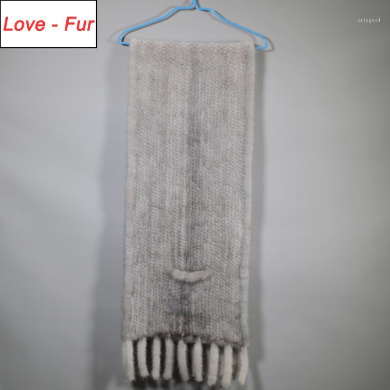 

Scarves 2021 Winter Party Fashion Long Style Real Natural Scarf Lady Shawl Tassel Knit Scarves1