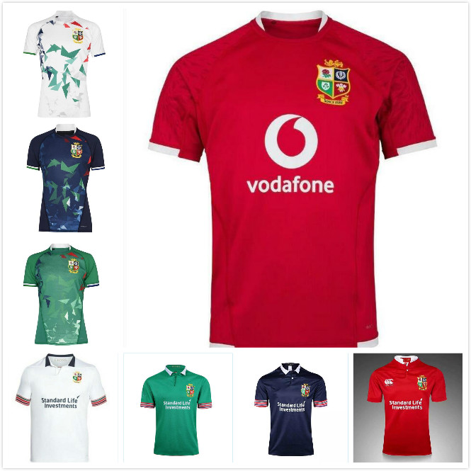 

2020 2021 British & Irish Lions rugby jersey 20 21 British lions rugby HOME training shirt size S-5XL, Black;gray