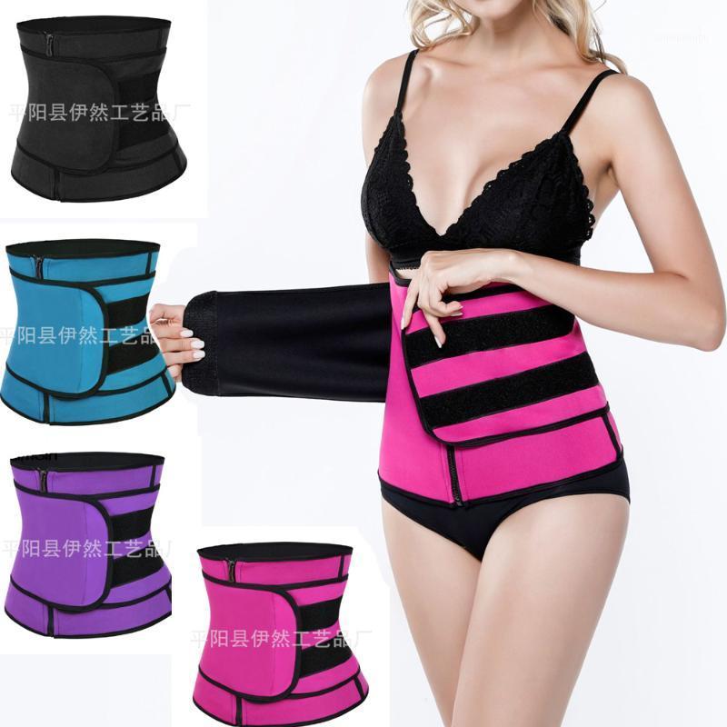 

Women Waist Trainer Zipper Hook Shapewear Double Control Body Shaper Tummy Fat Burning Waist Cincher with Adjustable Strap Sauna1, Yr20049d