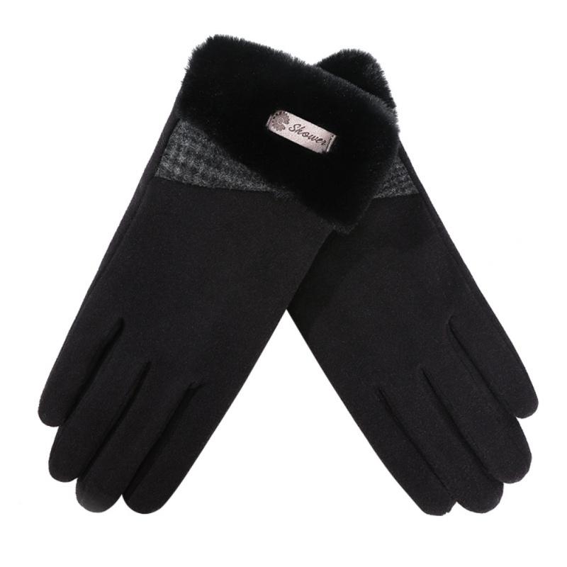 

Autumn / Winter Warm Gloves Self-Heating Outdoor Windproof Cold Protective Hand Touch Screen Stylish Business Ladies Gloves