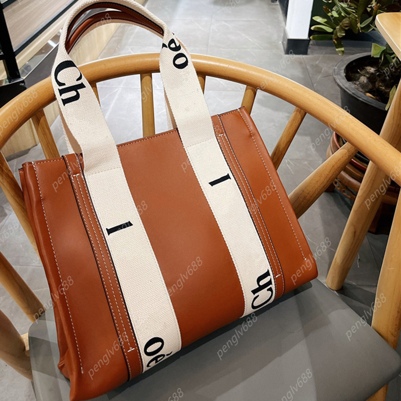 

2022 Classic Women Large Shopping Bags Shoulder Bag Solid Color Beach Leather Handbag Crossbody Purse Messenger Handbags Big 36cm, High-quality