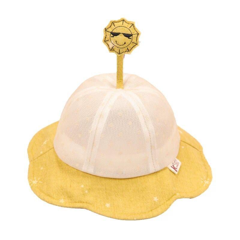 

YHavaton 2020 Children's Hats Summer 1-3 Years Old Sunscreen Sun Hat Thin Baby Hat Boys and Girls Fisherman hiking yellow