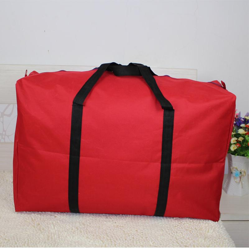 

Pure Color Large Capacity Storage Bag Waterproof Storage Bag Household Moisture-Proof Wardrobe Organizer Closet Travel Zip