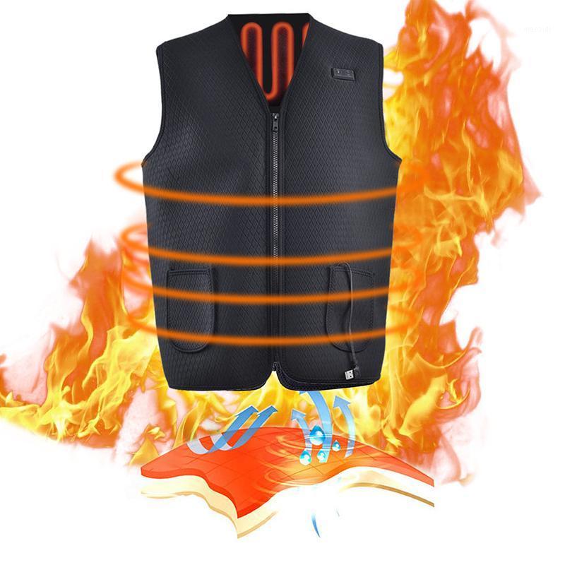 

Smart Dual-control Self-heating Clothes USB Heating Vest Outdoor Sports Warm And Electric Heating Vest For Winter Camping Hiking1, Single control l