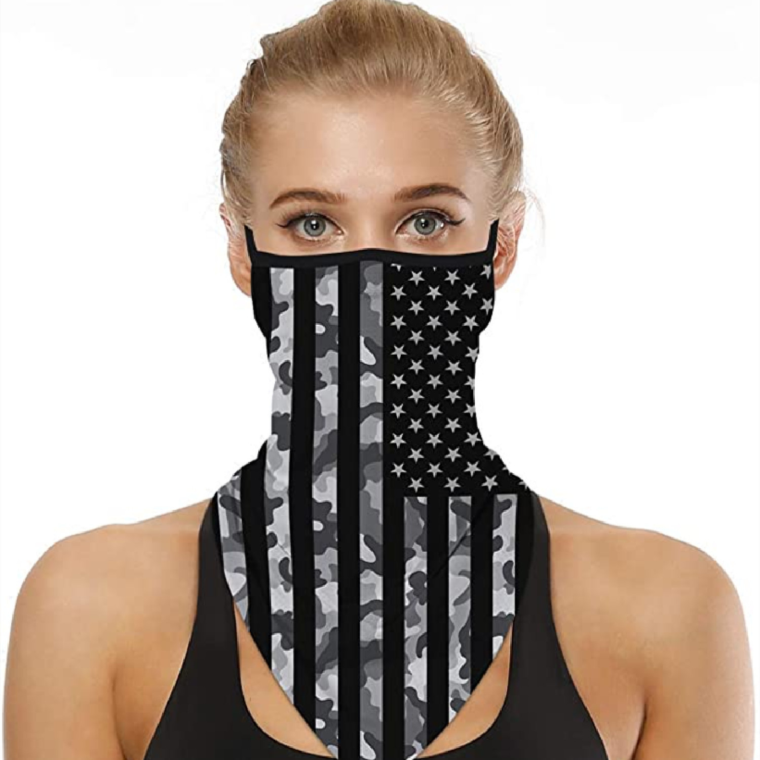 

Ear-Mounted Triangle Scarf Extended Breathable Outdoor Cycling Headscarf Windproof Scarf Sun Protection Mask Collar