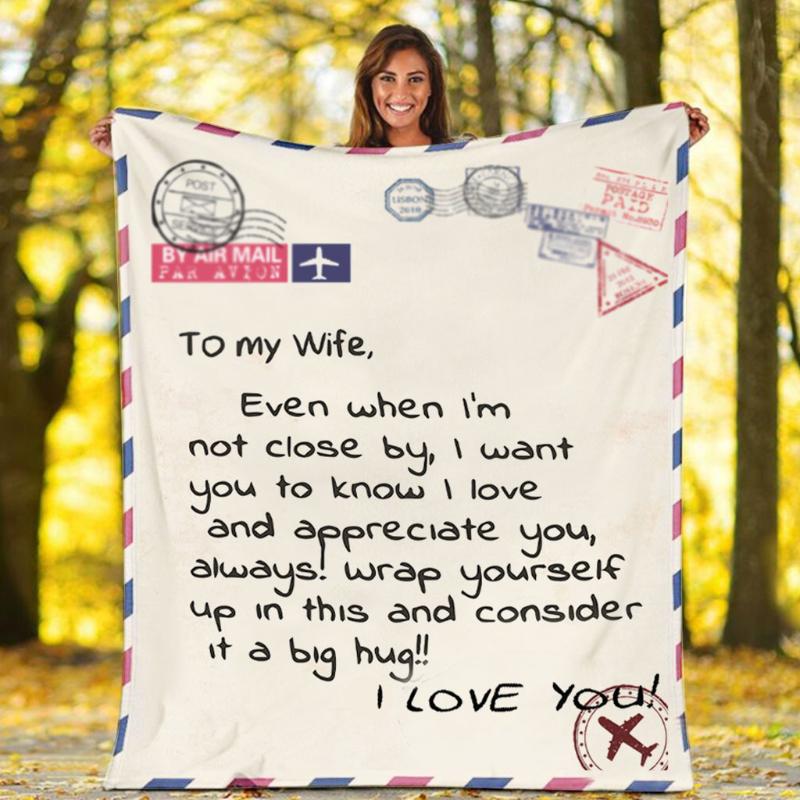 

Comfortable Wrap Perfect Letter Blanket A Gift For Family Friends Lovers Apply To Outdoor Picnic Office Personality Batamanta