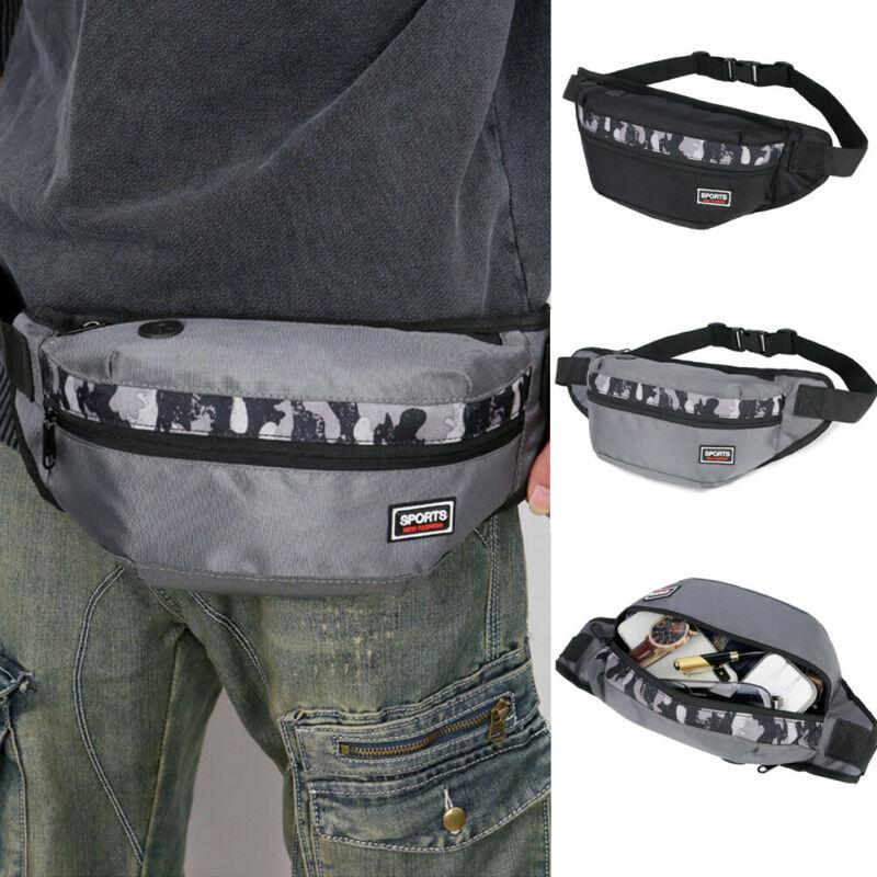 

Hirigin 2020 Men Women Casual Sport Bum Waist Bag Fanny Pack Hip Belt Purse Pouch Pocket, Black
