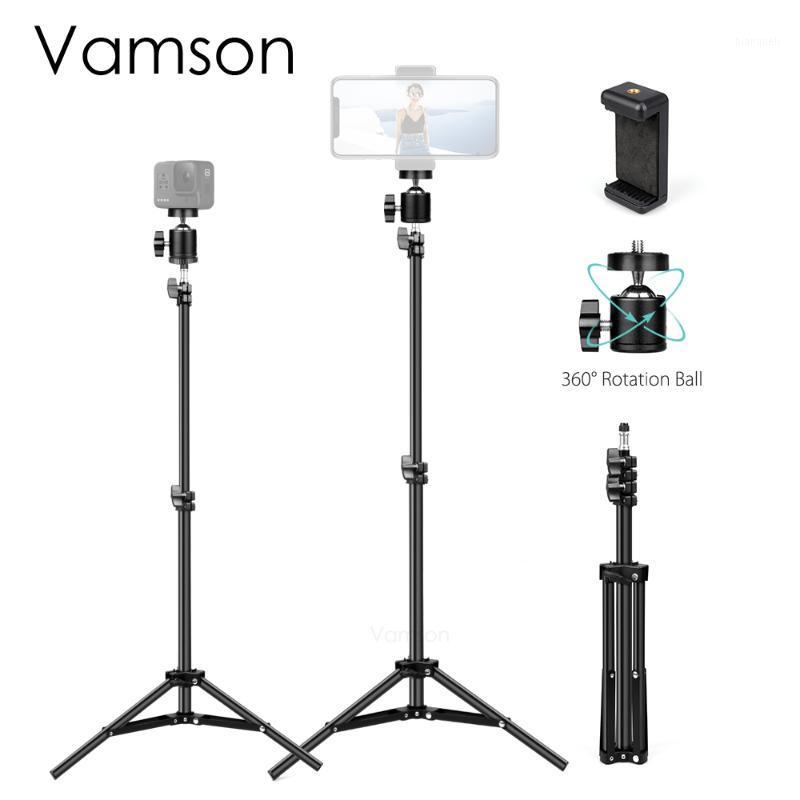 

Vamson Selfie Tripod photo video Live video recording streaming Selfie Tripod With for Phone & Cameras Cameras VLS02B1