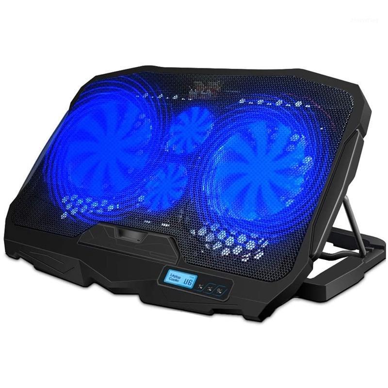

Laptop Cooler 2 USB Ports and 4 Cooling Fans Laptop Cooling Air Pad Notebook Stand for 10-15.6 Inch1