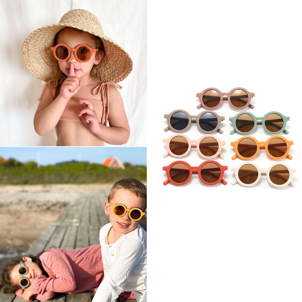 

Free DHL 7 Colors Cute INS Kids Baby Sunglasses girls boys Sun Glasses Cat Eye Shades For Children UV400