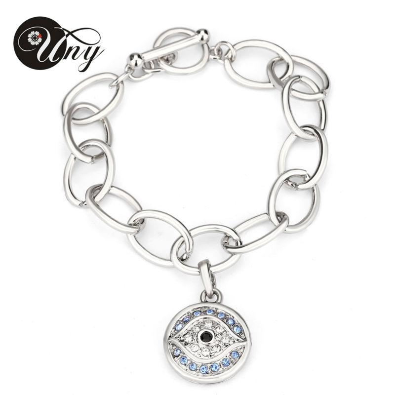 

UNY Charms Bracelets Evil Eye Bracelet Women Men Jewelry Crystal Bracelets Antique Vintage Luxury Christmas Gift