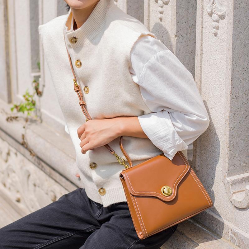 

French Handbag 2021 New Fashion Crossbody Shoulder Pack Solid Color Casual All-match Pu Phone Packet E105, Black