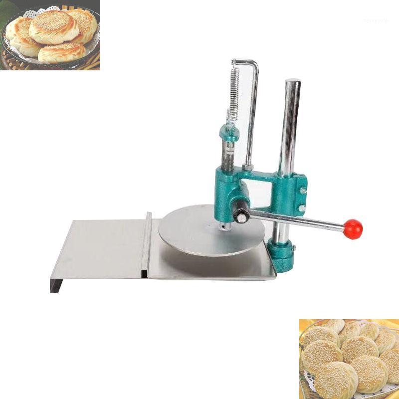 

Manual bread pastry pizza dough roller pressing machine/pizza dough press kneading flattener machine1