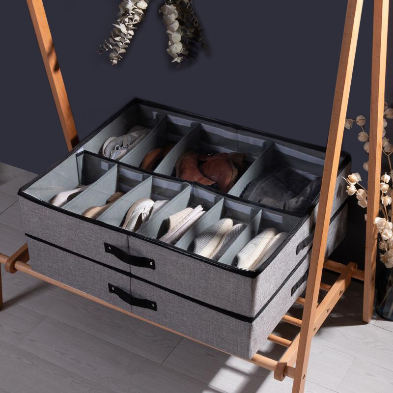 

luluhut Transparent shoes box Drawer organizer for shoe storage Foldable box for shoe Home shoe storage boxes under bed storage Y1116