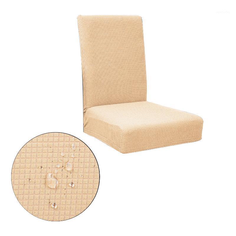 

New Spandex Waterproof Elastic Chair Cover for Kitchen Dining Room Anti-slip Chair Seat Slipcovers Banquet Stretch Chairs Covers1